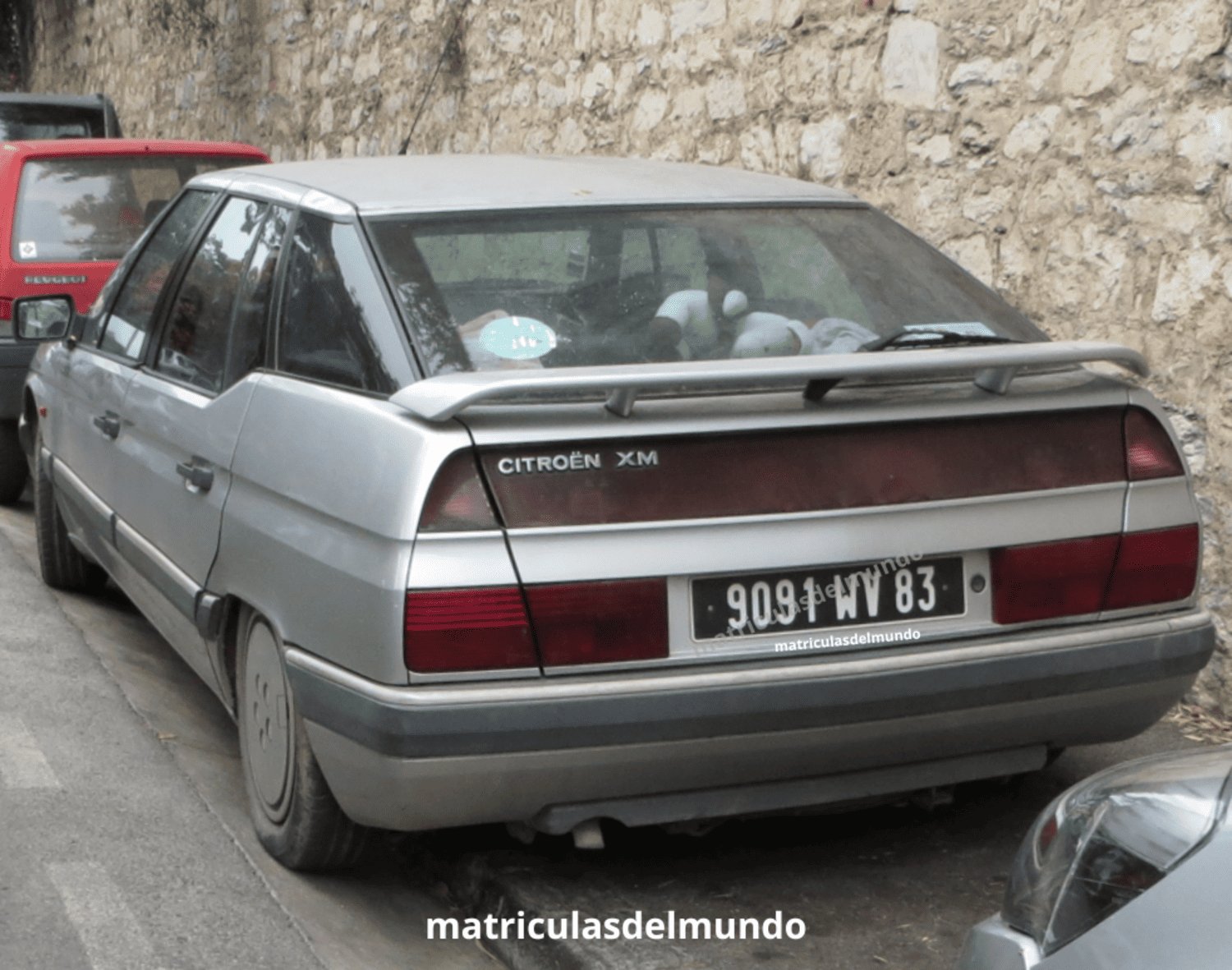 Ejemplo de matrícula antigua de Francia