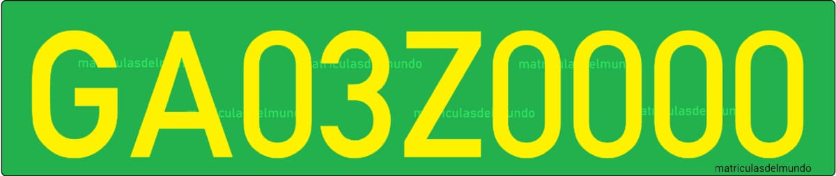 Matrícula verde para vehículos eléctricos comerciales