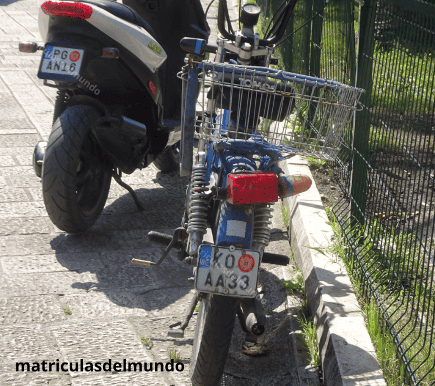 Matrícula de moto 