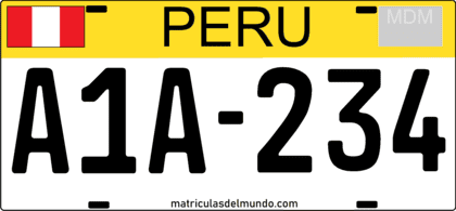 matrícula Taxi perú