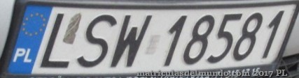 matrícula de coche de Polonia LSW