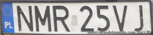 matrícula de coche de Polonia NMR