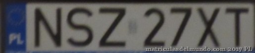 matrícula de coche de Polonia NSZ
