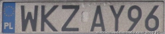 matrícula de coche de Polonia WKZ