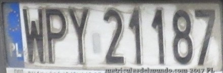 matrícula de coche de Polonia WPY