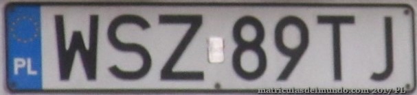 matrícula de coche de Polonia WSZ