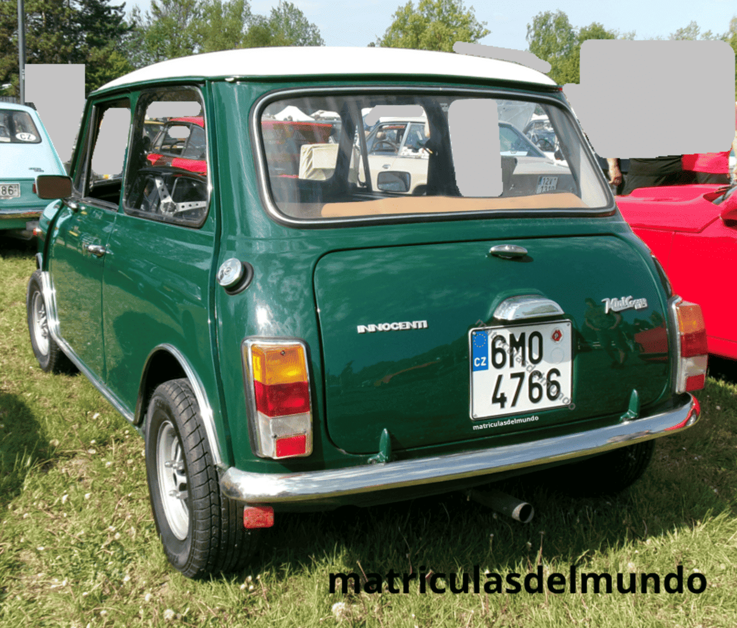 Matrícula de Innocenti Mini Cooper