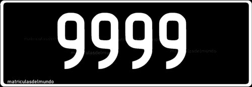 Old Samoa license plate with black background Old Samoa license plate with black background