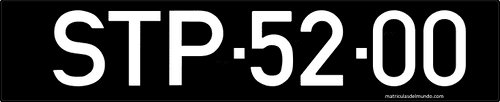 Old São Tomé and Príncipe license plate Previous São Tomé and Príncipe license plate