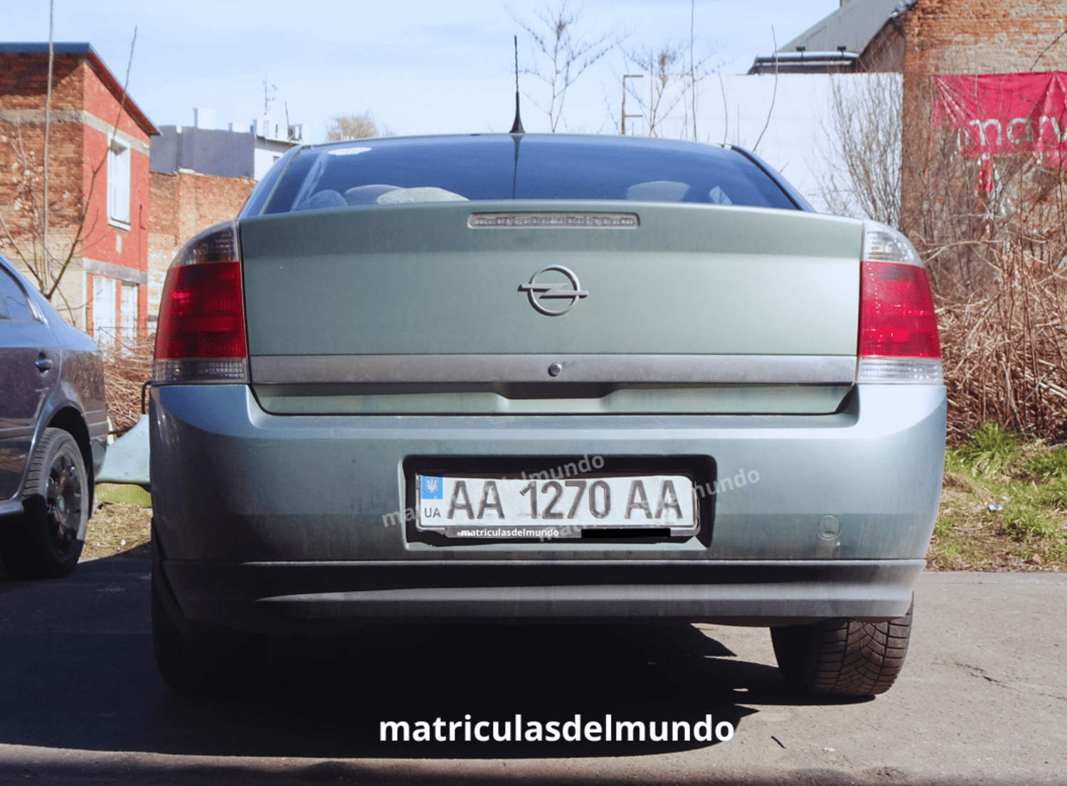 Matrícula de Opel Vectra
