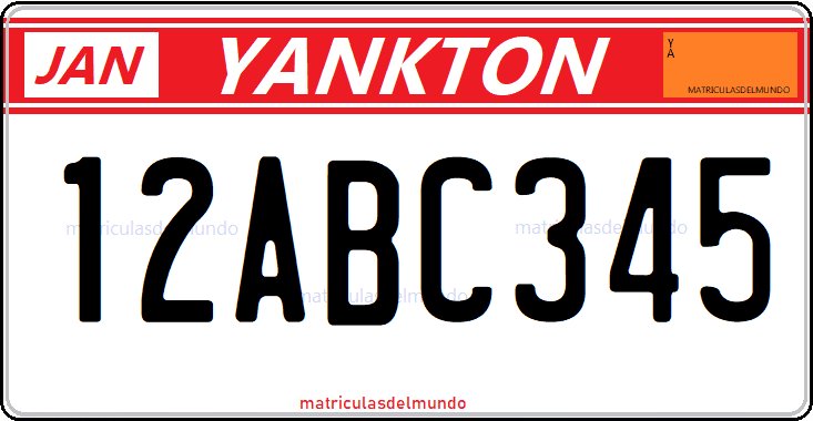 GTA V North Yankton License Plate with Red Stripe North Yankton License Plate in Grand Theft Auto V