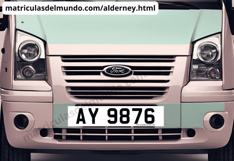 Matrícula de coche de Alderney