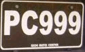 Matrícula de coche de Dominica actual con código DM