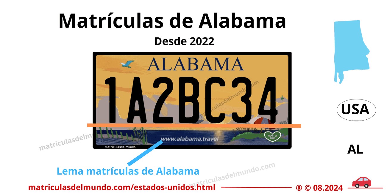 Matrícula de coche de Alabama