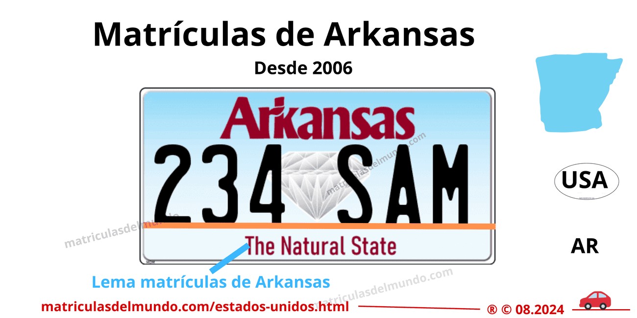 Matrícula de coche de Arkansas