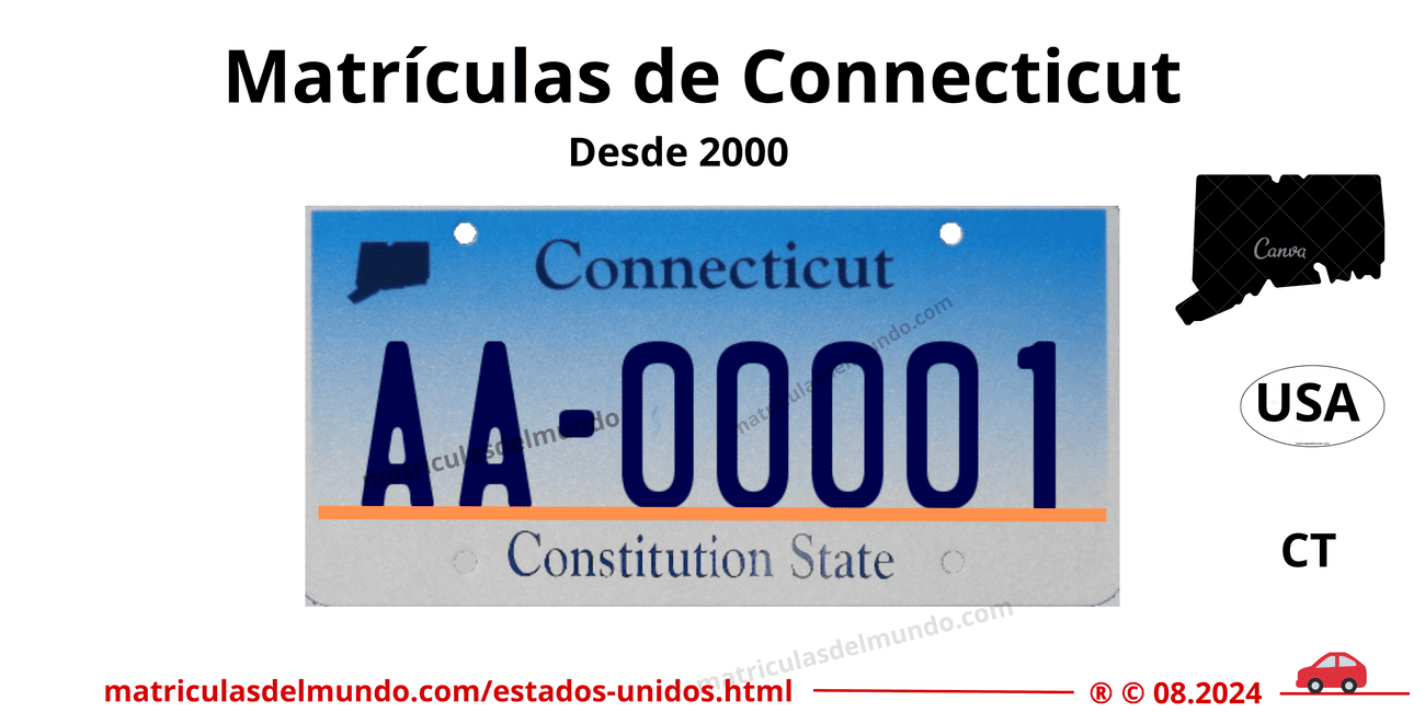 Matrícula de coche de Connecticut