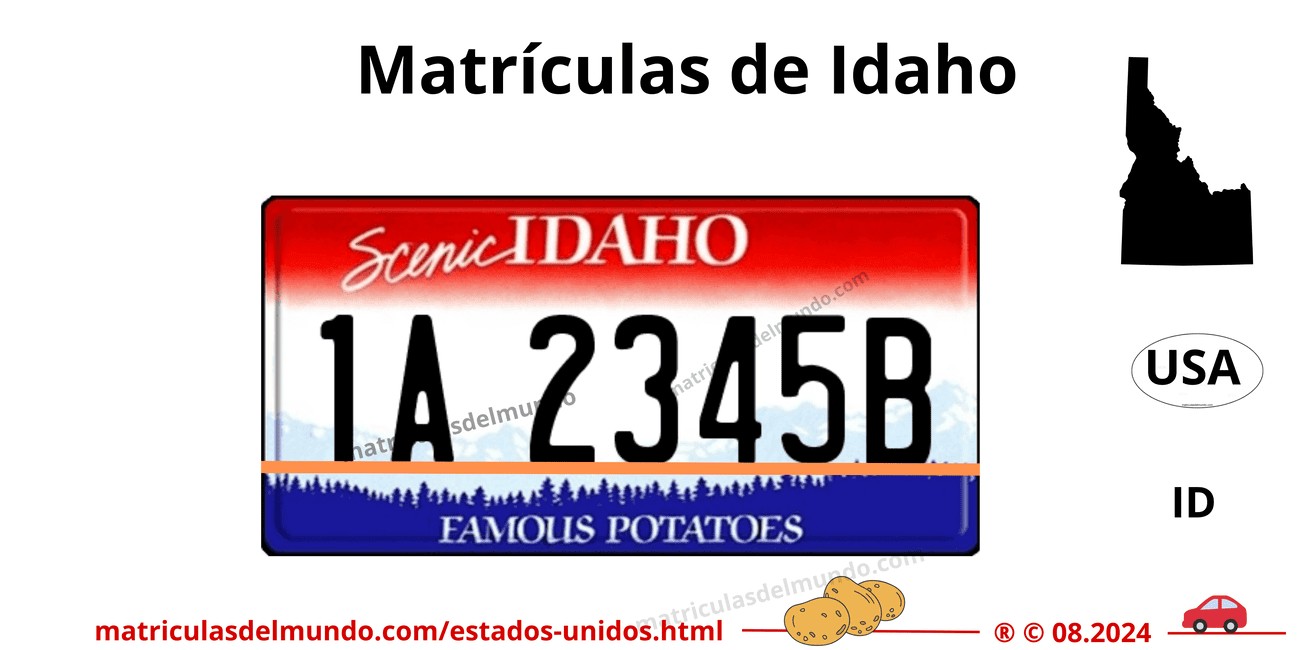 Matrícula de coche de Idaho