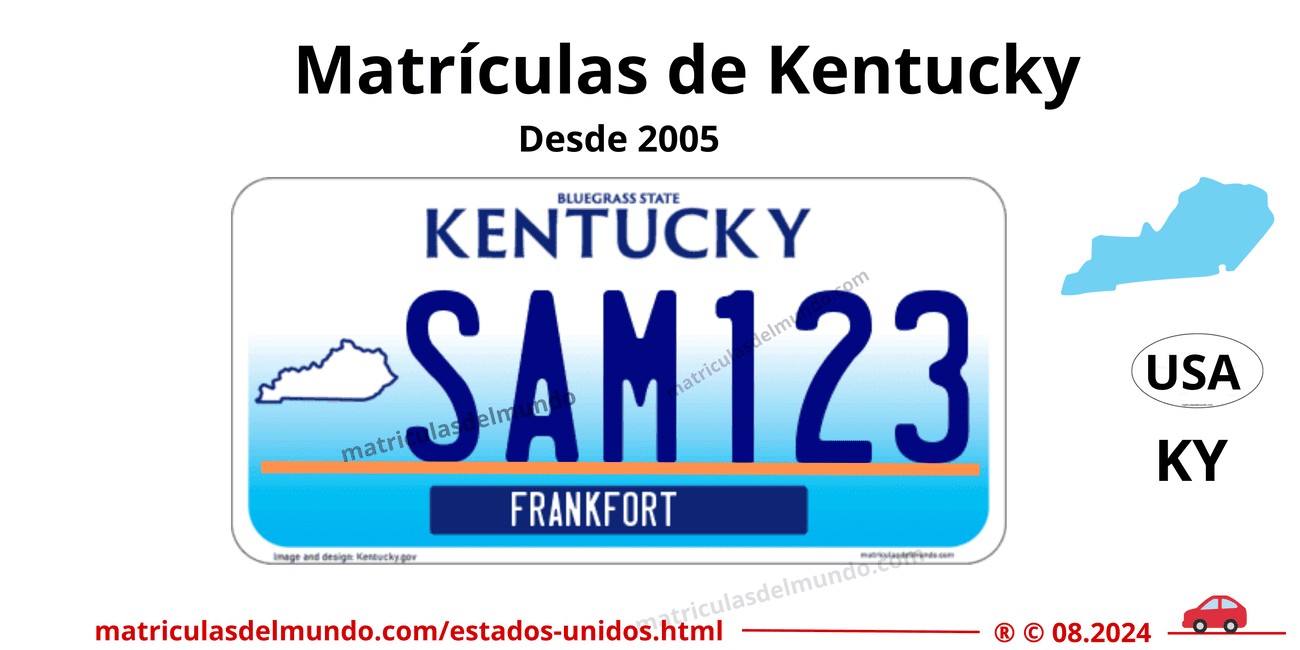 Matrícula de coche de Kentucky