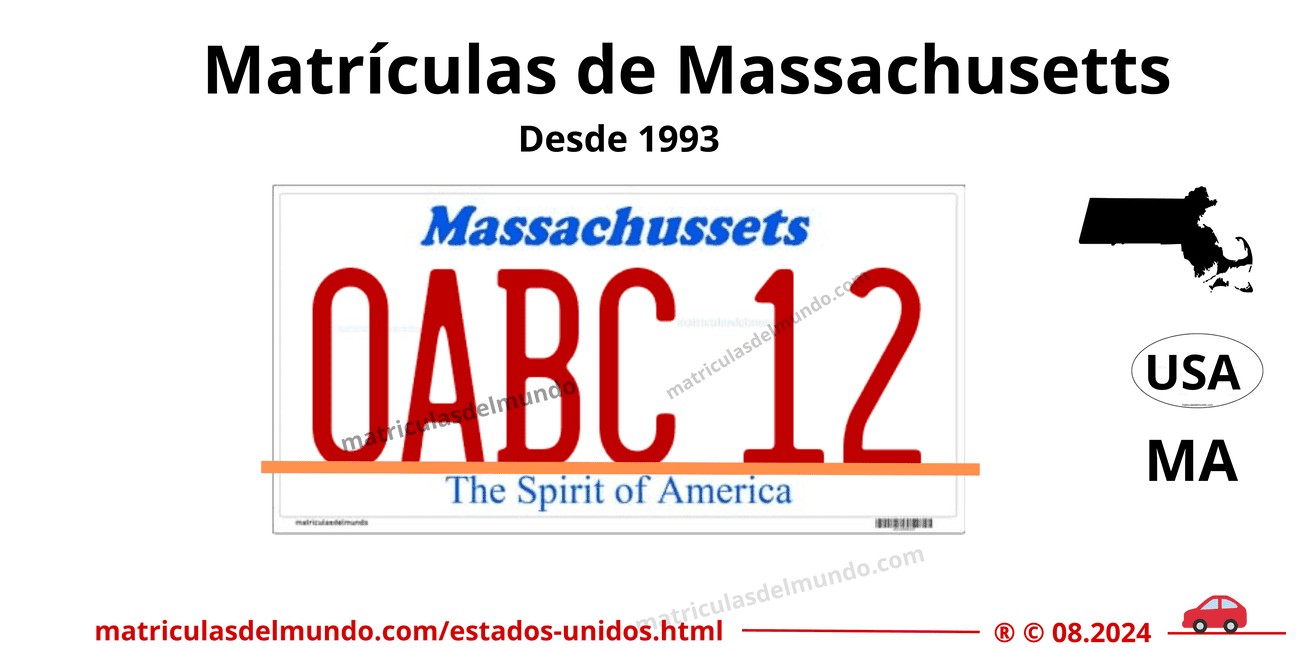 Matrícula de coche de Massachusetts