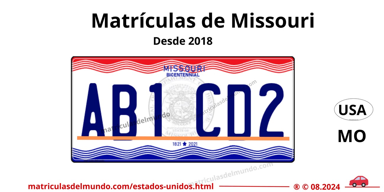 Matrícula de coche de Missouri