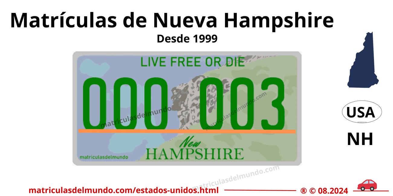 Image of an example plate from New Hampshire