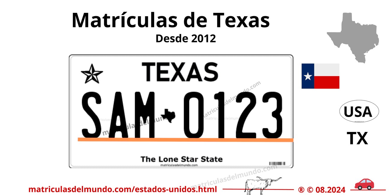 Matrícula de coche de Texas