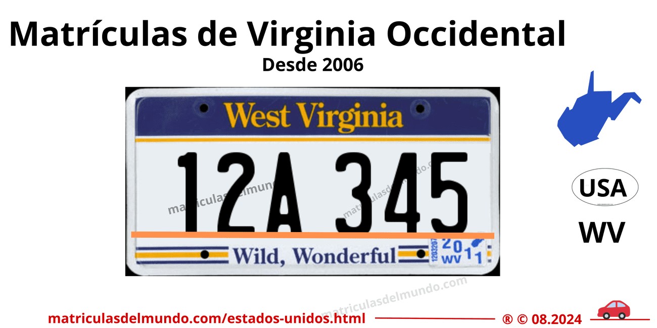 Matrícula de coche de Virginia Occidental