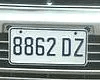 Matrícula de coche de Jamaica actual con código JA