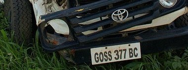 Image of an example plate from Sudan