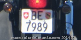 Image of an example plate from Switzerland