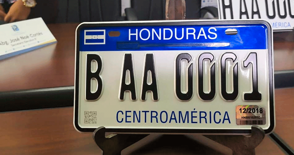 Nueva matrícula de Honduras