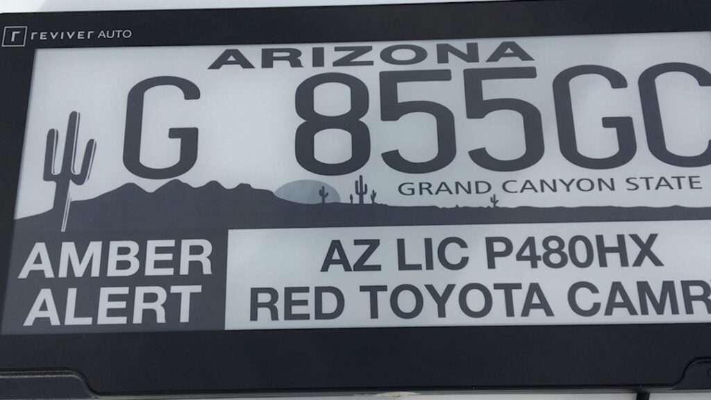 Matrícula digital de coche de Arizona