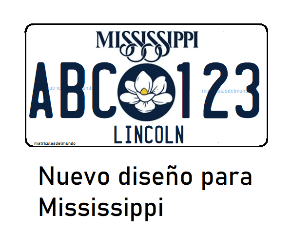 Nuevo diseño para las matrículas de Mississippi
