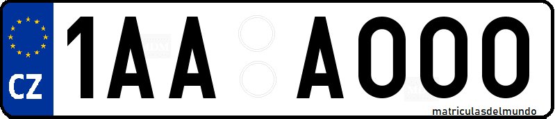 Nueva matrícula checa de Praga con código A