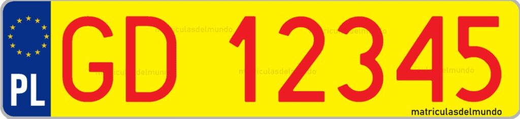 Nueva matrícula de Polonia para vehículo de competición
