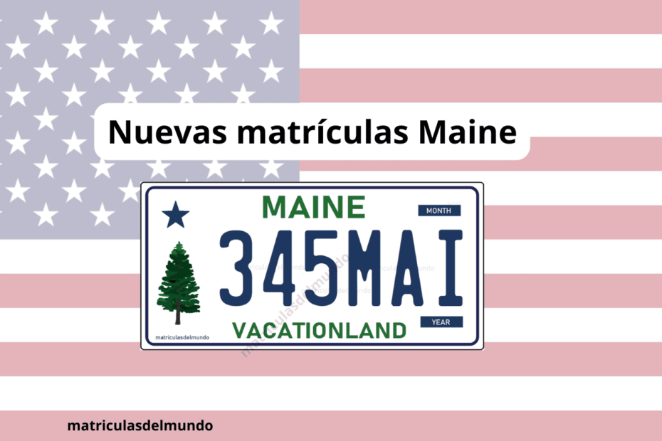 Nuevo diseño en las matrículas de Maine