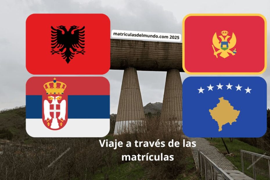 Portada del artículo: Viaje a través de las matrículas en los Balcanes – Albania, Serbia, Kosovo y Montenegro