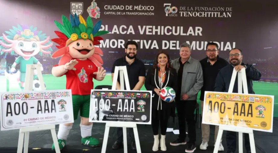 Presentación oficial matrículas especiales mundial futbol mexico 2026