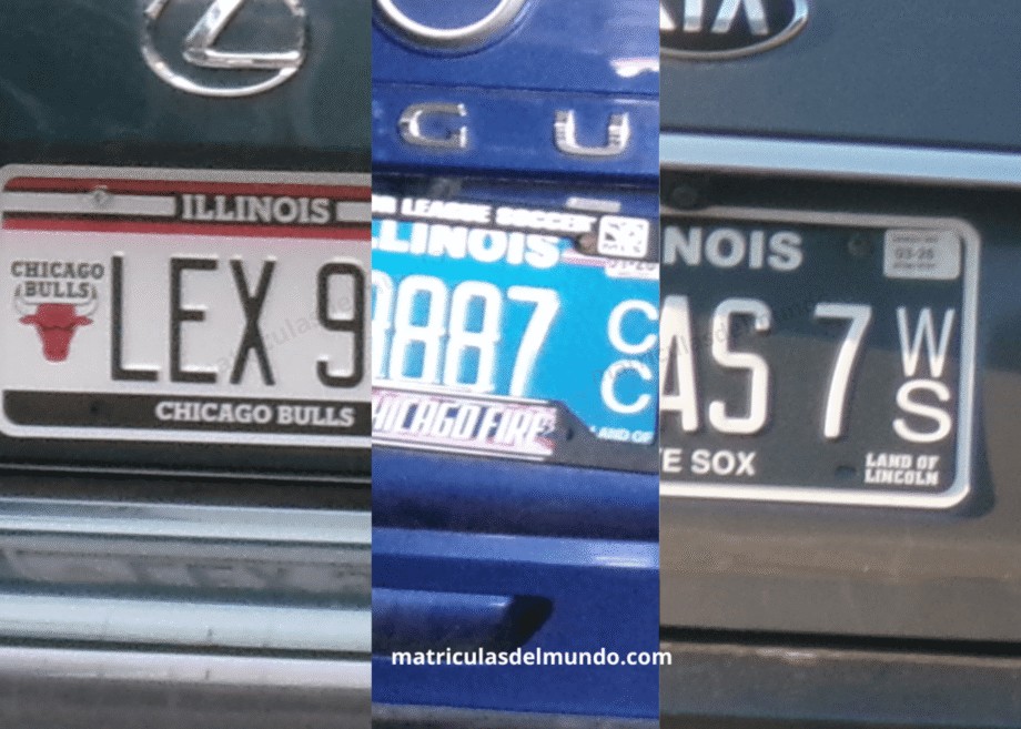 Tipos de matrículas con diseños especiales de Estados Unidos de Illinois
