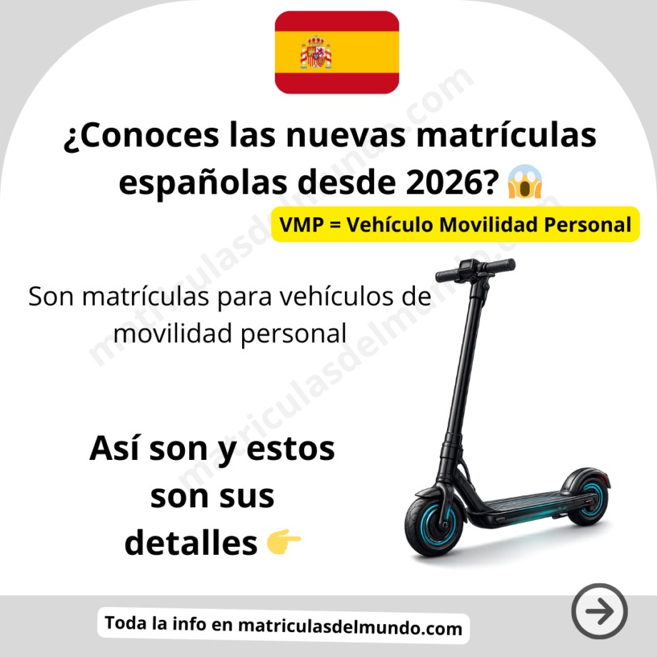 Publicación sobre matrículas de patinetes eléctricos nuevos de España