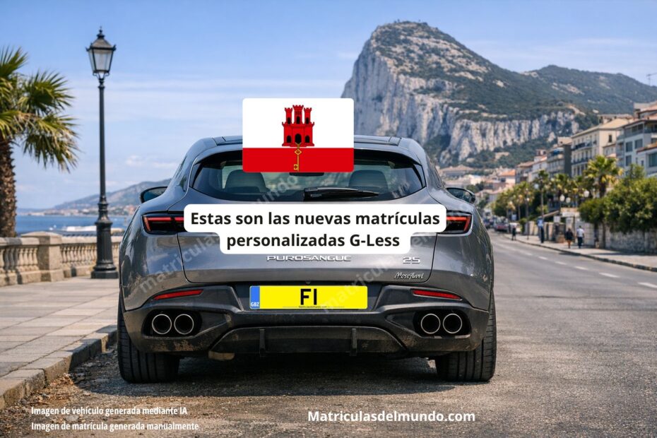 Portada de las nuevas matrículas de Gibraltar