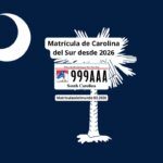Bandera y matrícula de Carolina del Sur