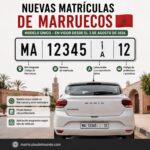 Nuevas placas de matrícula de Marruecos