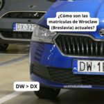 Skoda Fabia con matrícula de Wroclaw con el antiguo código DW